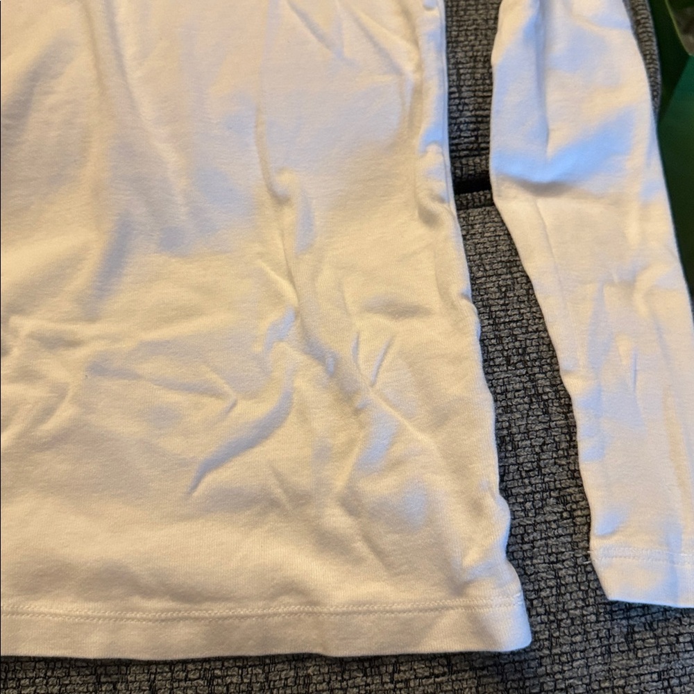 GAP Cream/White Favorite Crew Shirt - Size Small - Picture 9 of 15